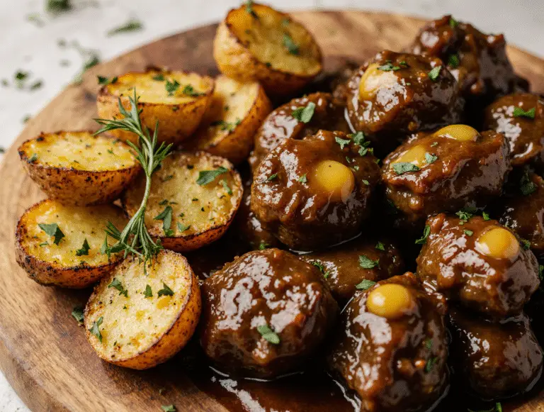 Perfect Garlic Butter Steak Bites with Herb Potatoes (Easy Recipe)