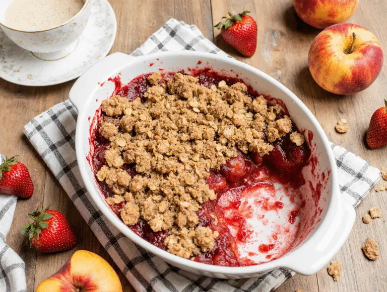 The Foolproof Peach Strawberry Crisp Recipe You’ll Make All Summer Long