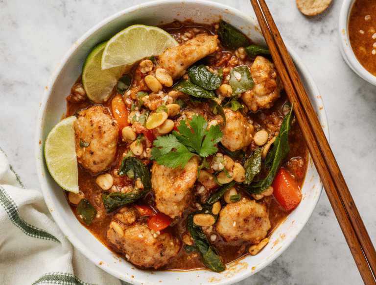 The Secret to Perfect Thai Peanut Chicken Stir-Fry (Better Than Takeout!)