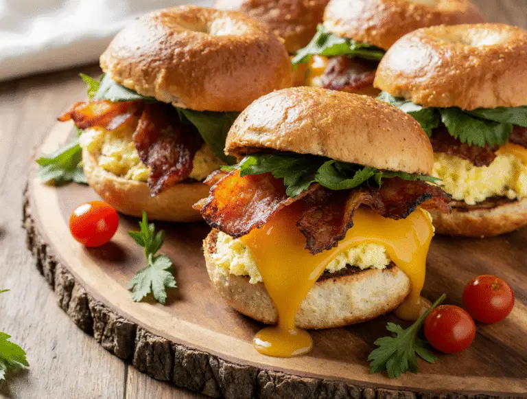 Perfect Mini Bagel Breakfast Sandwiches: Chef’s Secret Recipe