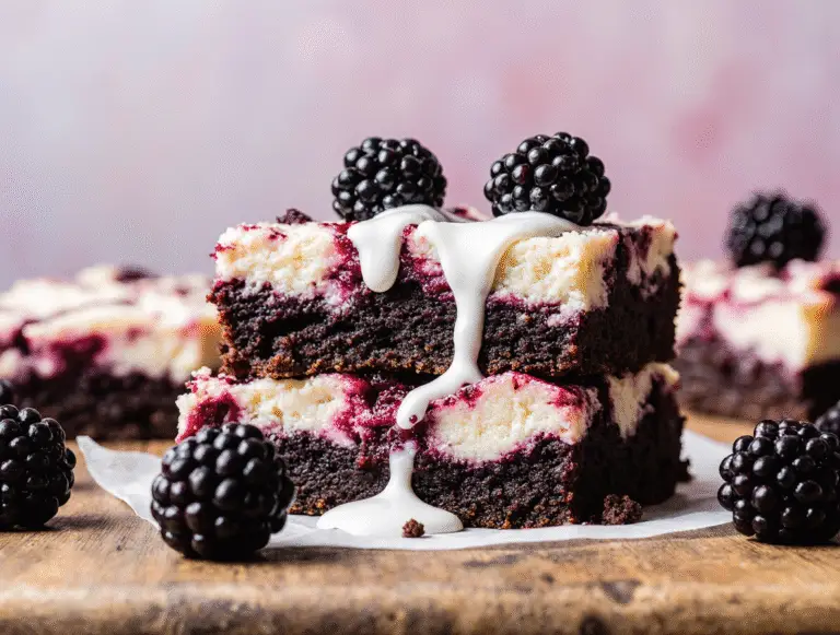 The Perfect Blackberry Cheesecake Brownies Recipe (Tested 50+ Times)