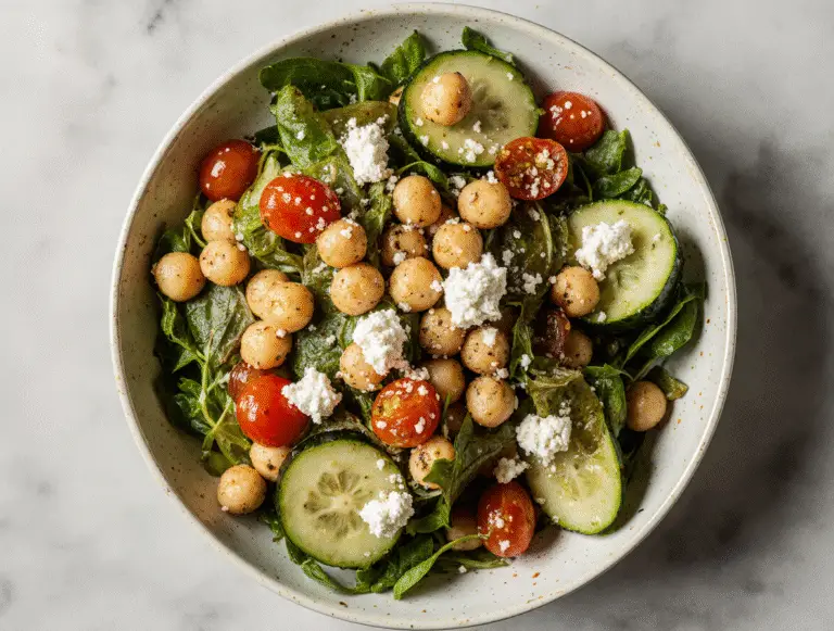 The Easiest Greek Chickpea Salad Recipe: A 15-Minute Mediterranean Classic