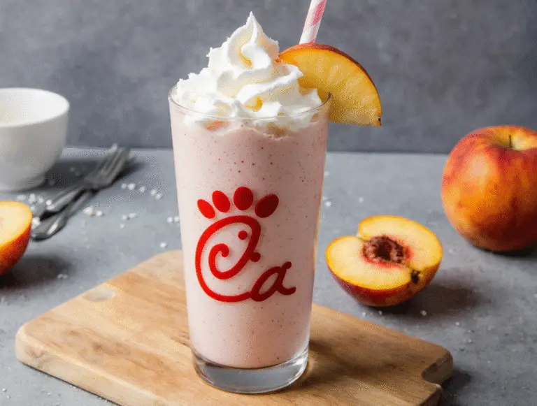 The Secret Chick-fil-A Peach Milkshake Recipe That Tastes Like The Real Thing