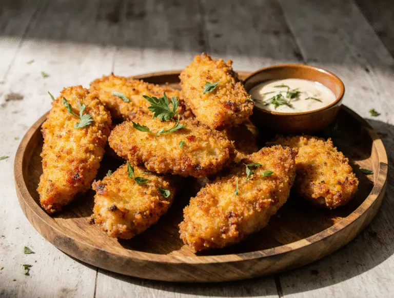 The Secret to Extra Crispy Oven Baked Chicken Tenders (No Deep Fryer Needed)