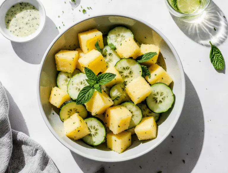 The No-Fail Cucumber Pineapple Salad: A 10-Minute Summer Sensation