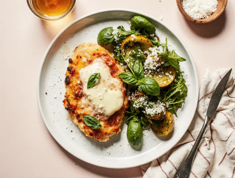 Healthy Chicken Parmesan Recipe: A Chef’s Secret for Crispy, Low-Calorie Results