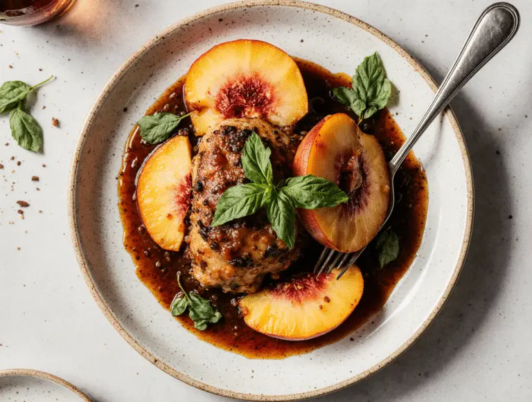 Easy Peach and Chicken Recipe: Perfect Sweet-Savory Summer Dinner
