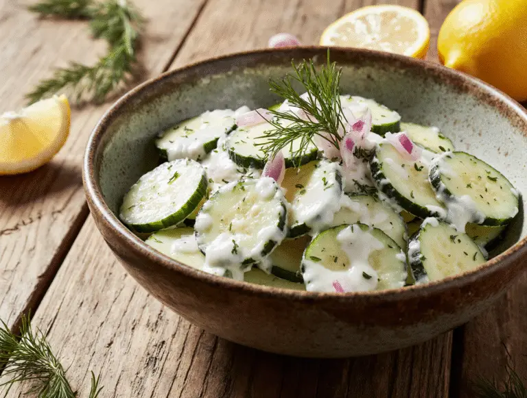 The Perfect Creamy Cucumber Salad: A 10-Minute Summer Recipe