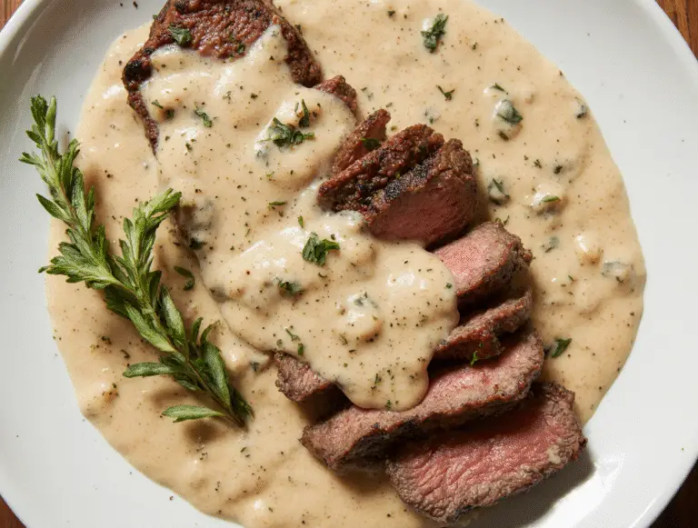 How to Make Restaurant-Style Garlic Cream Sauce for Steak: A Chef’s Secret Recipe