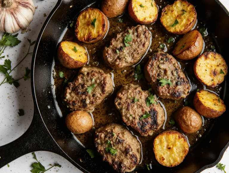 How to Make Perfect Garlic Butter Steak Bites and Potatoes (Ready in 20 Minutes)