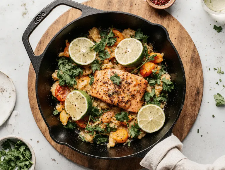 How to Make Mediterranean Salmon and Vegetables: A 30-Minute One-Pan Wonder