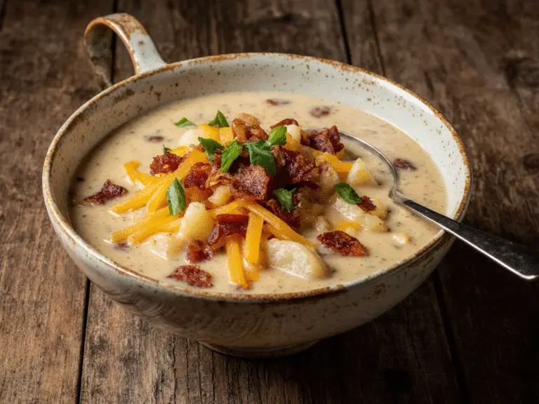 How to Make Restaurant-Style Loaded Potato Soup Recipe (Foolproof Guide)