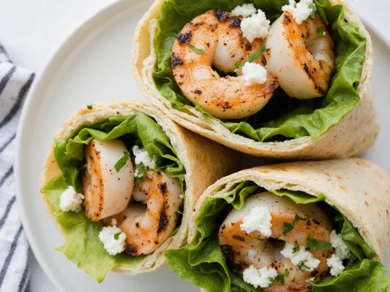 How to Make Restaurant-Quality Shrimp Caesar Wraps in 20 Minutes