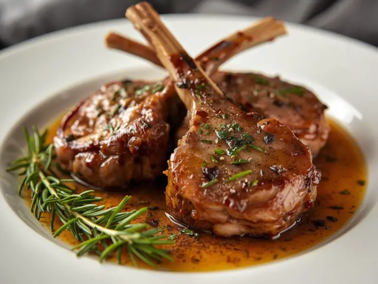 Garlic Butter Lamb Chops