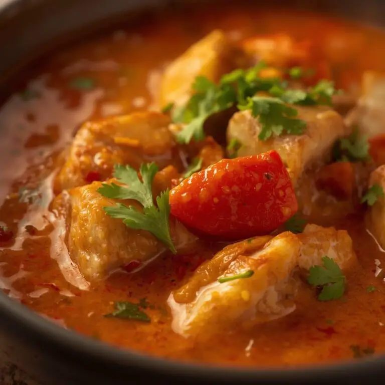 Moqueca Brazilian Fish Stew with Coconut and Tomatoes