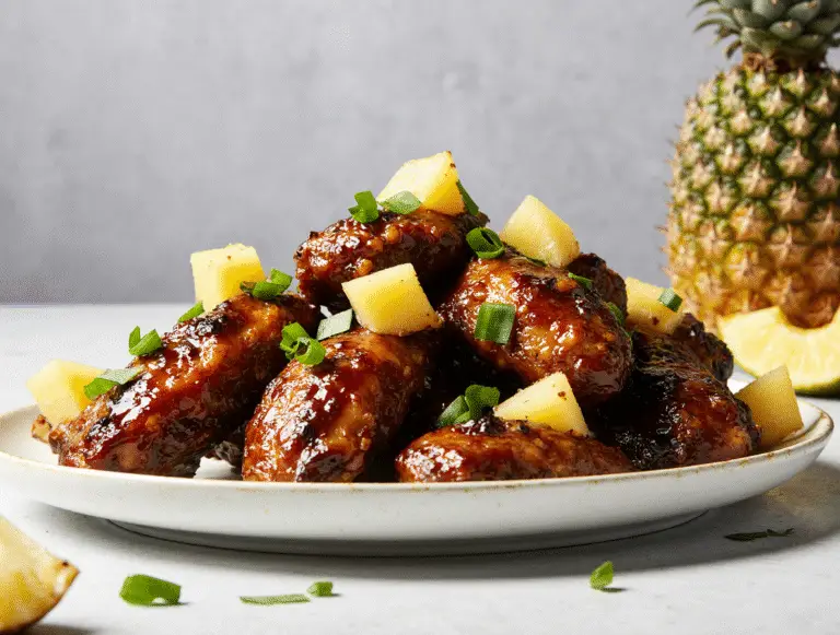 Sticky Pineapple-Teriyaki Chicken Wings Recipe