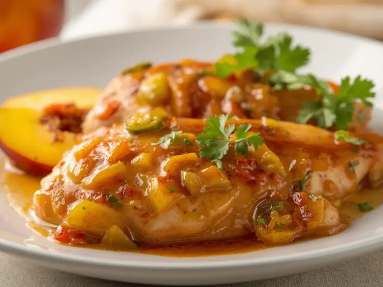 Jalapeno Peach Chicken