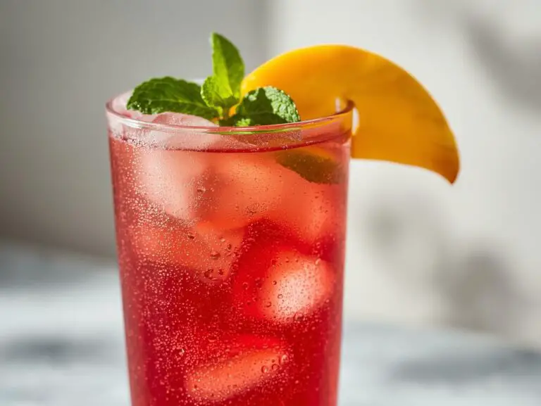 Mango Hibiscus Iced Tea
