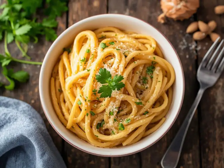 One Pot Garlic Butter Pasta Easy and Tasty Meal