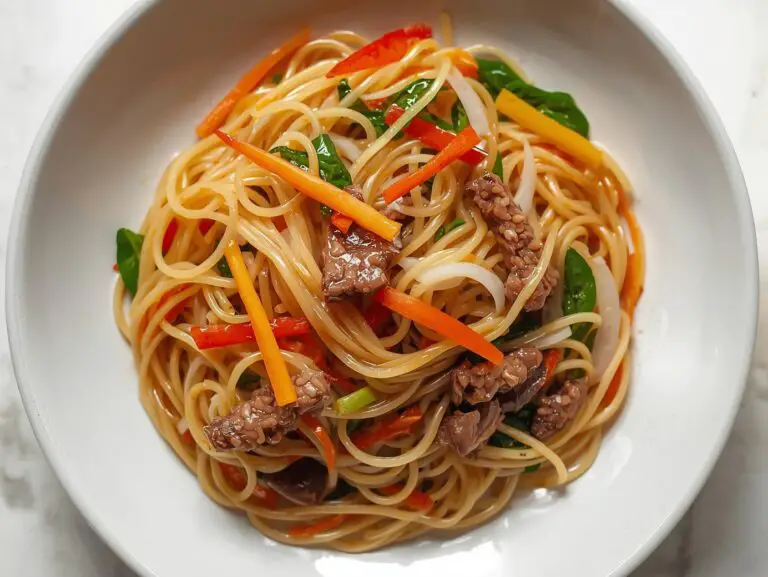 Authentic Korean Japchae Noodles Recipe