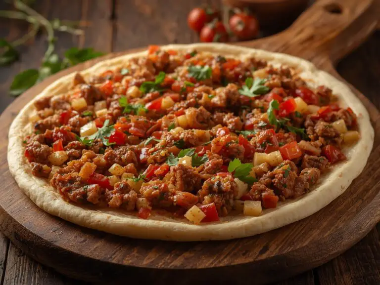Authentic Lahmacun Recipe (Turkish “Pizza” with Spicy Meat!)