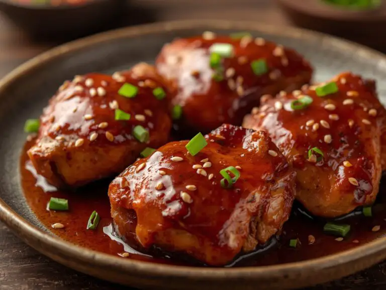 Asian Gochujang Chicken Thighs