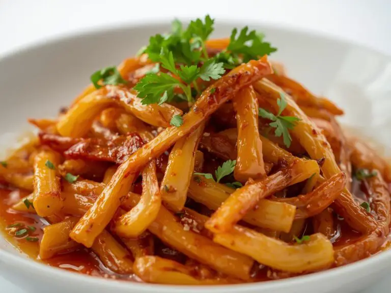 Spicy Enoki Mushrooms