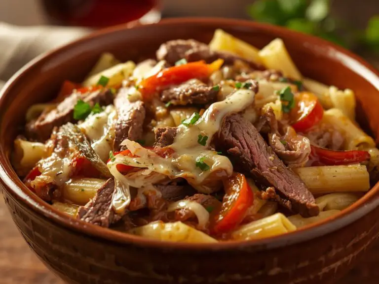Delicious Philly Cheese Steak Pasta Recipe for Family Dinners