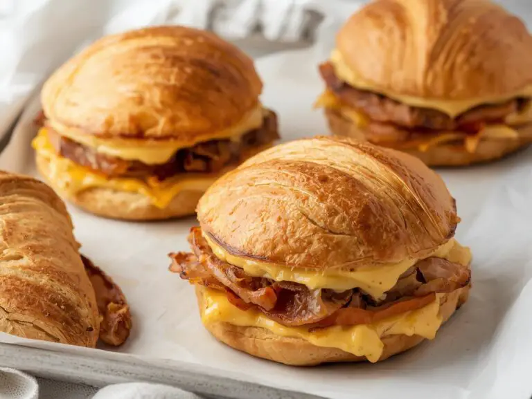 Make-Ahead Croissant Breakfast Sandwiches