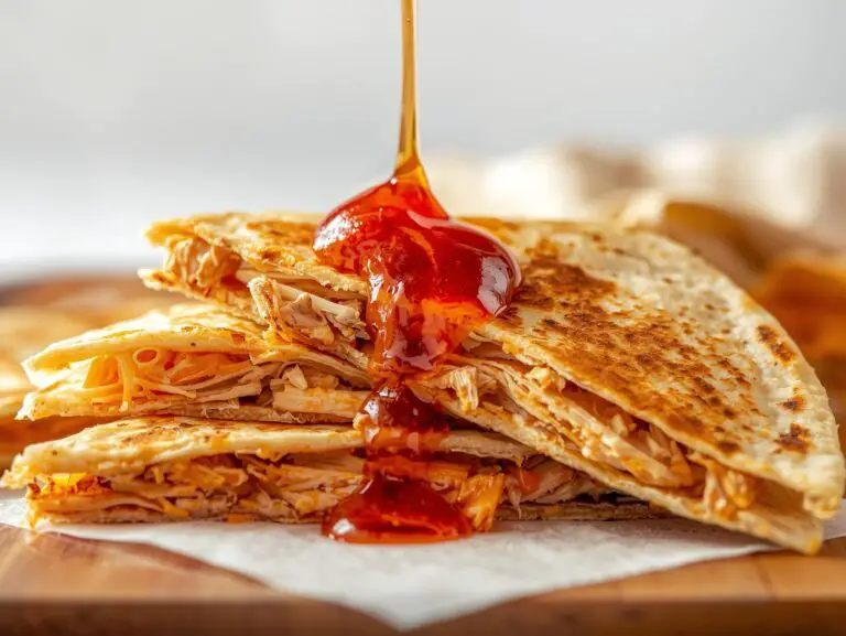 Hot Honey BBQ Chicken Quesadillas