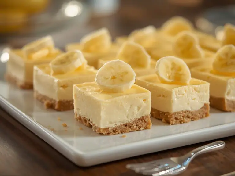 Banana Pudding Cheesecake Squares
