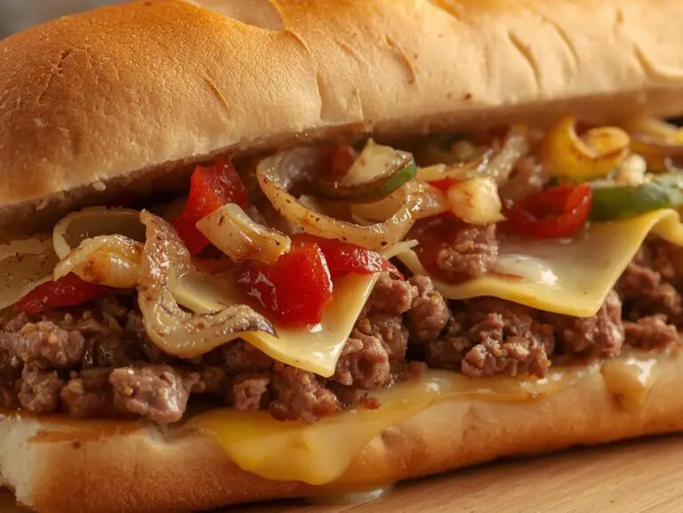 Ground Beef Philly Cheesesteaks