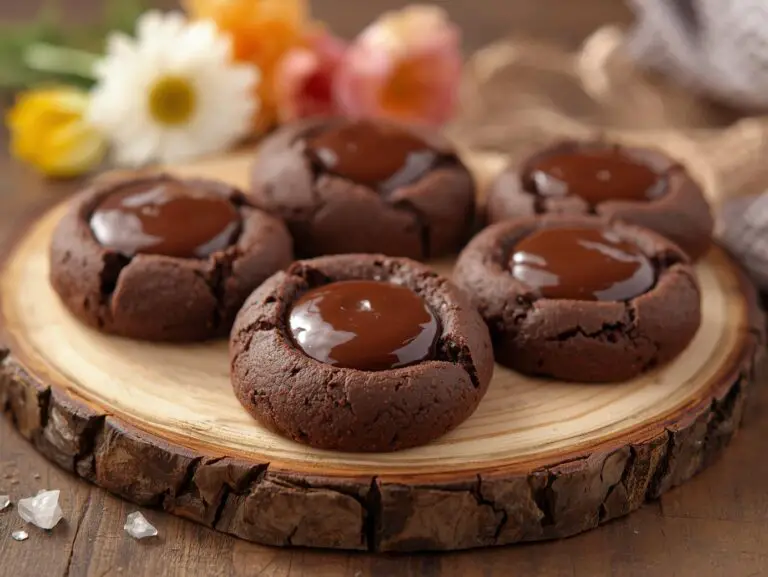 Chocolate Thumbprint Cookies – In Bloom Bakery