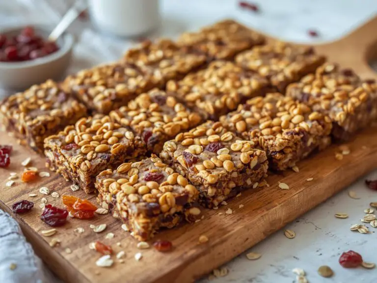 Healthy Breakfast Cereal Bars (Easy Recipe)