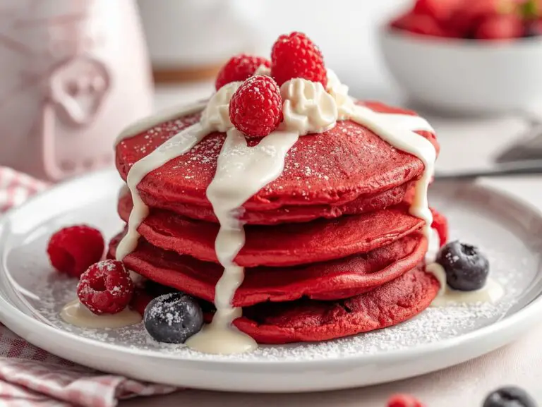 Red Velvet Pancakes