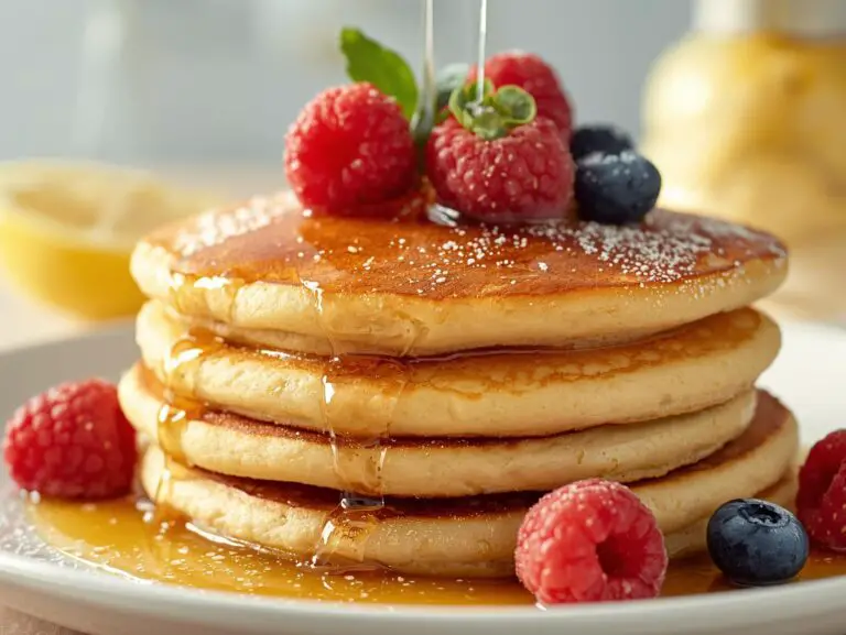 Lemon Poppy Seed Pancakes