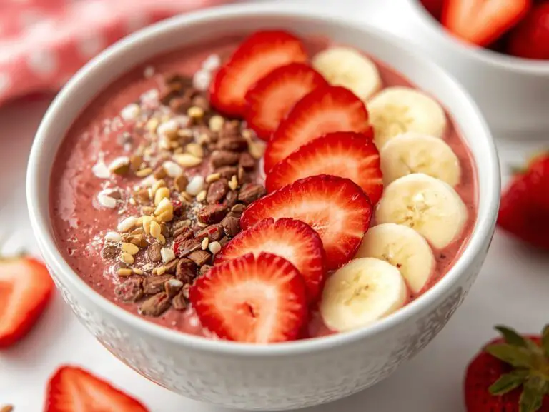 Strawberry Banana Smoothie Bowl