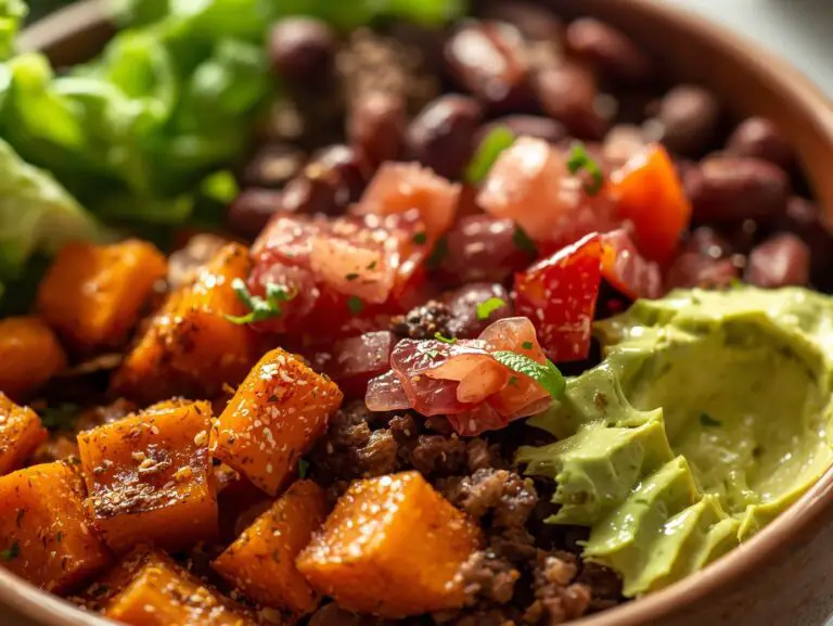 Sweet Potato Taco Bowls | Easy, Healthy Weeknight Dinner!