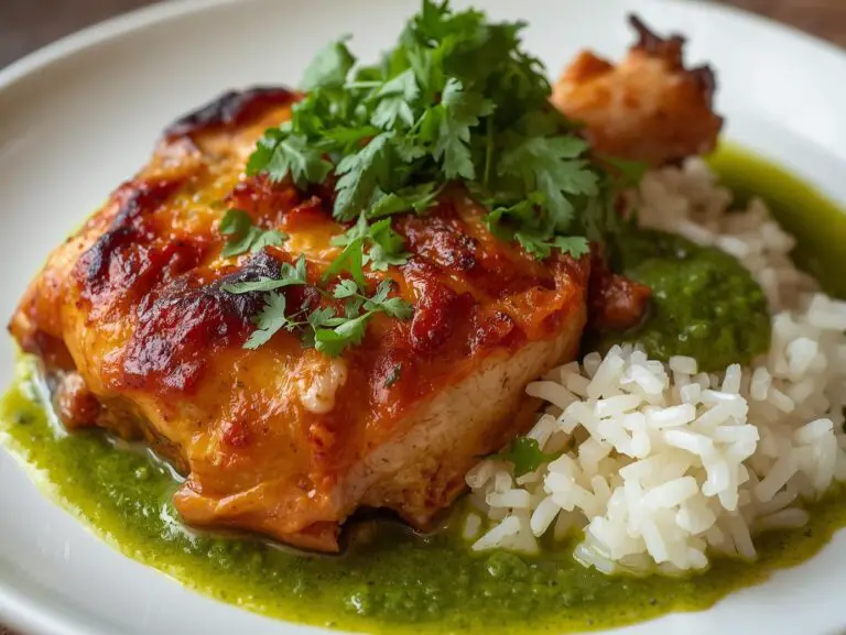 Why Peruvian Chicken and Rice with Green Sauce Rocks