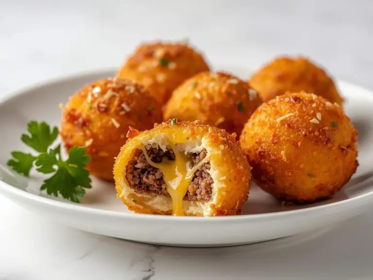 Garlic Parmesan Cheeseburger Bombs