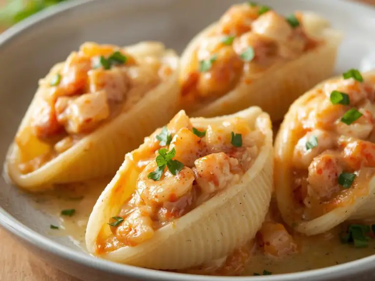 Creamy Seafood Stuffed Shells – Snack On Meat