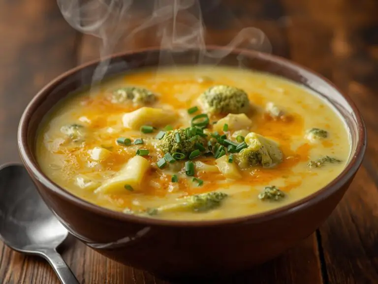 Broccoli Potato Cheese Soup