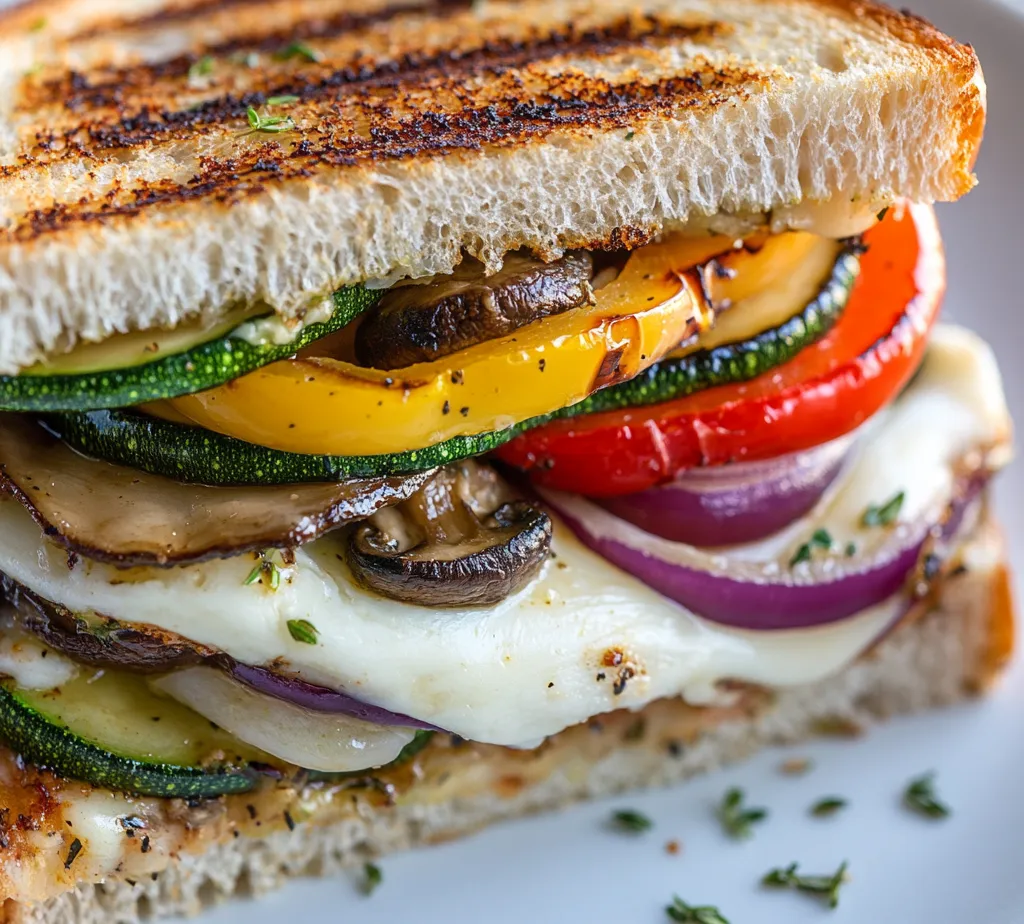 Savory Grilled Vegetable and Mozzarella Sandwiches are a delightful fusion of flavors that make for an enticing meal any time of the day. Perfect for lunch or as a light dinner, these sandwiches combine the freshness of grilled vegetables with the creamy richness of mozzarella cheese. The juxtaposition of tender, smoky vegetables and melted cheese tucked between slices of whole grain bread creates a wholesome dish that celebrates seasonal produce.