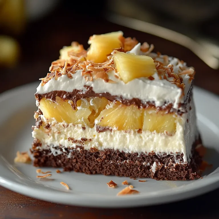 Exploring tropical flavors often brings a sense of sunshine to the kitchen, invoking memories of warm beaches and relaxing getaways. This Tropical Pineapple Condensed Milk Cake is a perfect representation of such flavors. Combining the richness of chocolate, the sweetness of pineapple, and the creamy texture of condensed milk, this cake is an enticing treat for any occasion. Each bite transports you directly to a tropical paradise, where the combination of ingredients creates a unique and refreshing experience.