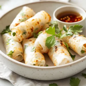 Explore the delightful world of crispy air fryer rice paper noodle rolls, a healthy appetizer that combines texture and flavor in an irresistible way. These rolls, filled with vibrant vegetables, fragrant herbs, and optional proteins like shrimp or tofu, offer a light yet satisfying experience perfect for any occasion. Utilizing the air fryer not only results in a crispy exterior but also ensures that the fillings remain fresh and colorful, elevating your appetizer game.