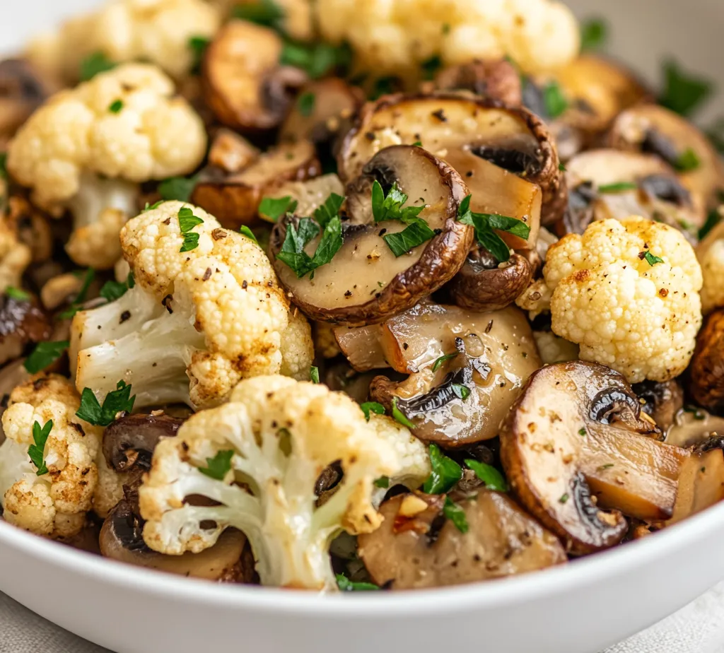 Exploring the harmonious blend of flavors in the Savory Garlic Cauliflower and Mushroom Skillet Delight unveils a dish that is not only wholesome but bursting with taste. This vegan recipe is perfect for those seeking nutritious options without sacrificing deliciousness. The combination of fresh vegetables brings together earthy mushrooms and the subtle nuttiness of cauliflower, enhanced by aromatic garlic and spices. The savory notes paired with a hint of brightness from lemon create an invigorating meal that is both satisfying and comforting.