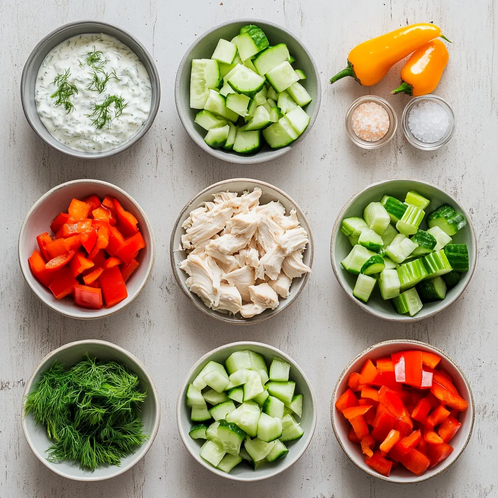 Explore the delightful world of refreshing appetizers with this Crispy Chicken Salad Cucumber Roll-Ups recipe. Perfect for warm days or as a light snack, these roll-ups are not only easy to make but also burst with flavor. Featuring tender shredded chicken, crunchy vegetables, and creamy dressing, each bite provides a satisfying balance of texture and taste, making it a crowd-pleaser at any gathering. Whether you're hosting a summer barbecue, enjoying a picnic, or simply looking for a light meal option, these cucumber roll-ups offer an elegant yet effortless way to enjoy chicken salad.