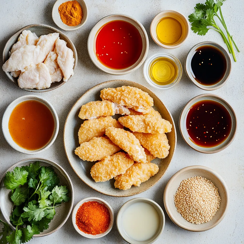 Sticky Honey-Glazed Chicken Tenders are an exquisite fusion of sweet and savory flavors that create an irresistible dish for any occasion. Imagine tender, juicy chicken coated in a golden, crispy exterior, enhanced by a luscious honey glaze that sticks to every morsel. This dish is perfect for family dinners, game day gatherings, or a delightful snack that's sure to impress everyone at the table. The subtle hints of garlic, onion, and smoked paprika elevate the taste, while the optional sriracha adds a delicious kick for those who crave a bit of heat.