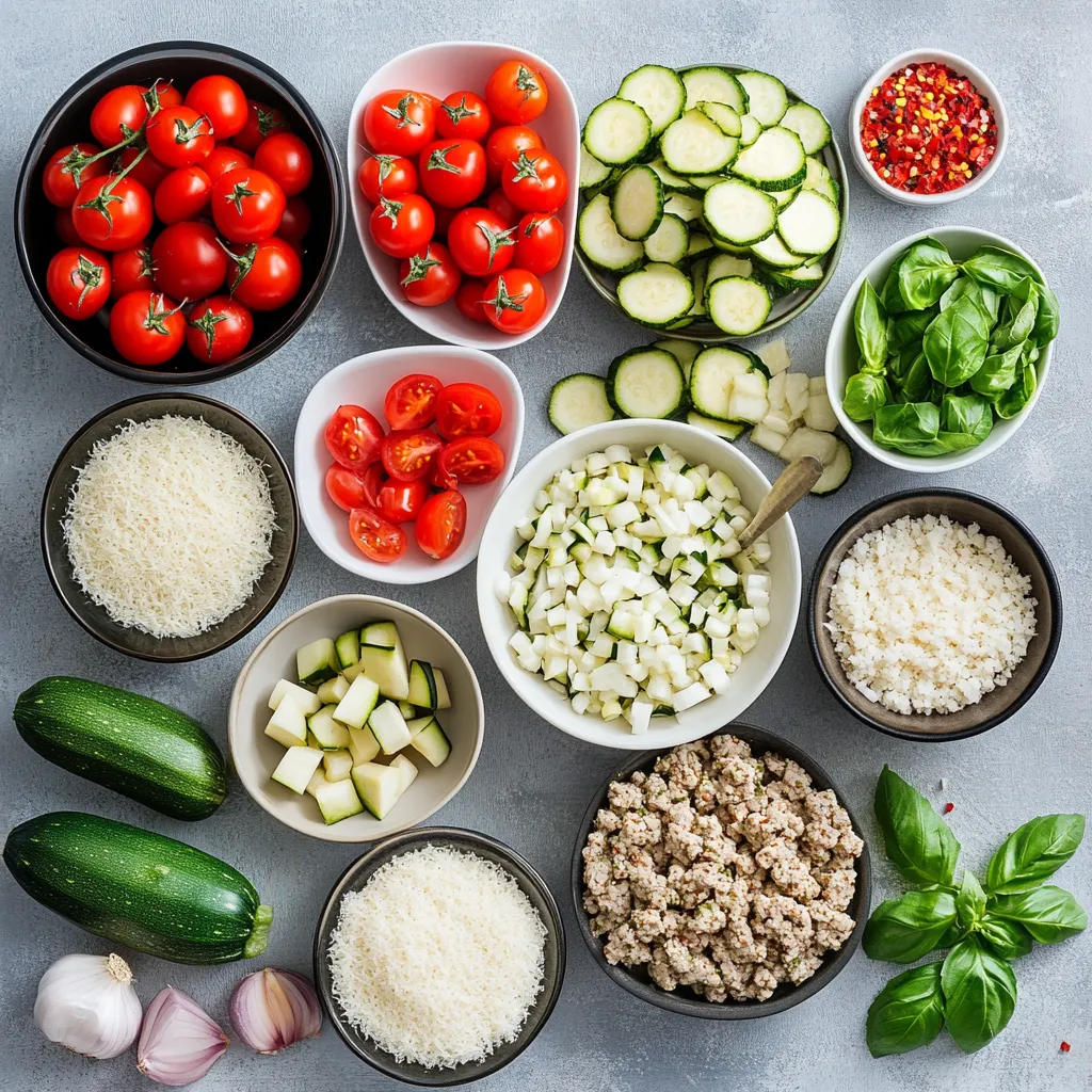 The world of quick and delicious weeknight meals is vast, yet few dishes offer the vibrant flavor and wholesome ingredients found in Zesty Ground Turkey and Zucchini Skillet Delight. This recipe is perfect for those seeking a meal that is not only nutritious but also bursting with color and flavor. With hearty ground turkey and a medley of fresh vegetables, every bite is sure to please the palate. The zucchini brings a delightful slight crunch, while the cherry tomatoes add a touch of sweetness that balances the savory aspects of the dish.