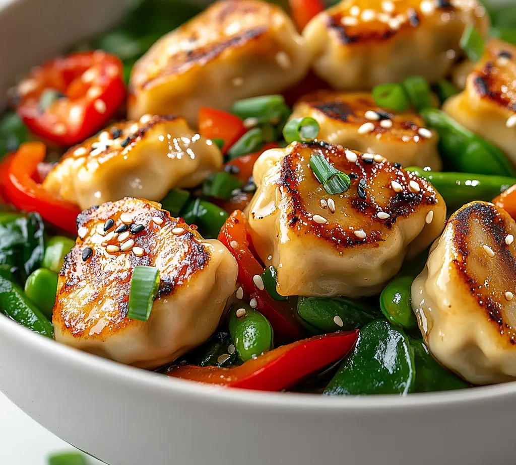 One-Pan Dumpling Dinner Delight is a simple yet flavorful meal that effortlessly brings together savory dumplings and vibrant fresh vegetables in a single dish. Perfectly suited for those busy weeknights or casual family dinners, this recipe showcases how convenience doesn't have to sacrifice taste. One-pan meals have gained immense popularity due to their ability to combine cooking, serving, and cleanup into one cohesive experience. This dish is a testament to that, allowing you to savor a delicious homemade dinner without the hassle of multiple pots and pans.